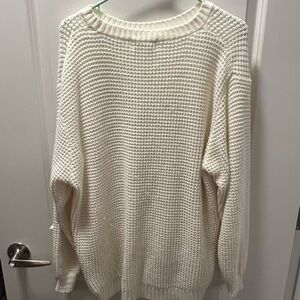 Cozy White Sweater